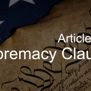 Article Six Supremacy Clause